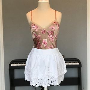 Express Silk Floral V-neck Cami - Size XS